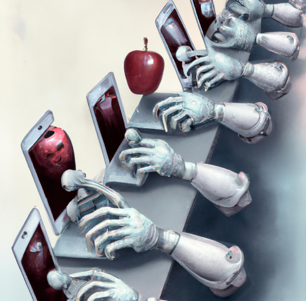 Automatisiertes Testen auf iPhones durch Roboterhände