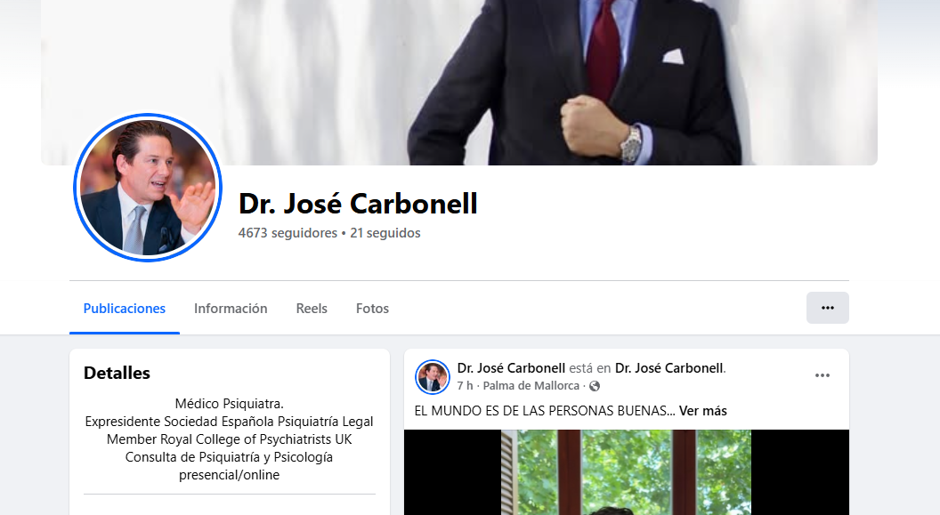 Facebook: Dr. José Carbonell