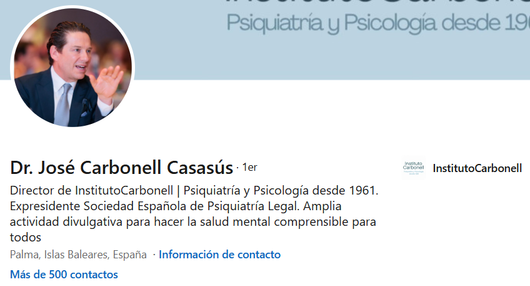LinkedIn: Dr. José Carbonell Casasús