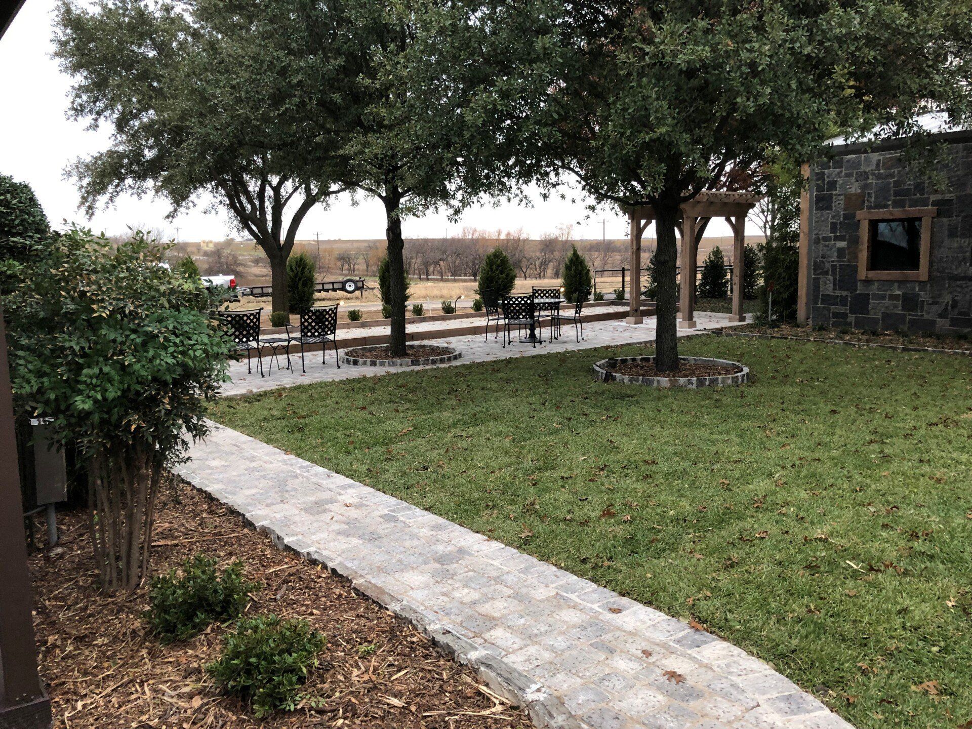 Lawn With Trees — Decatur, TX — Superior Lawn & Landscape