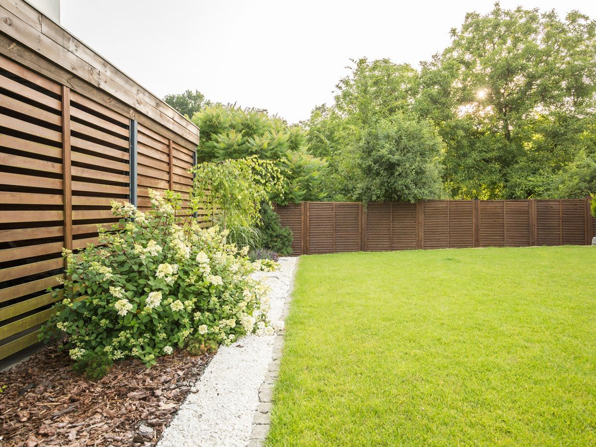 Fenced Landscape — Decatur, TX — Superior Lawn & Landscape