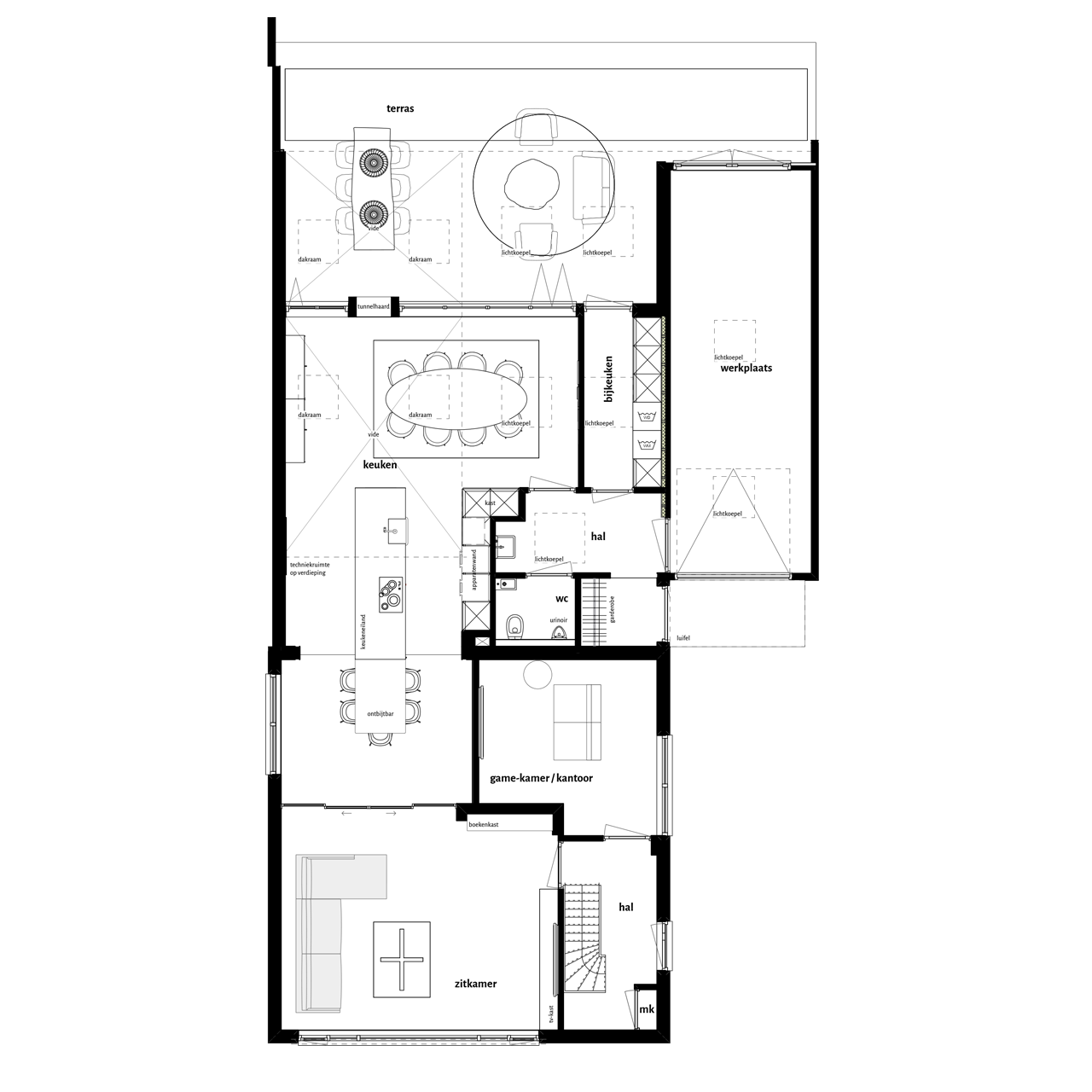 Plattegrond verbouwing Schanswijk