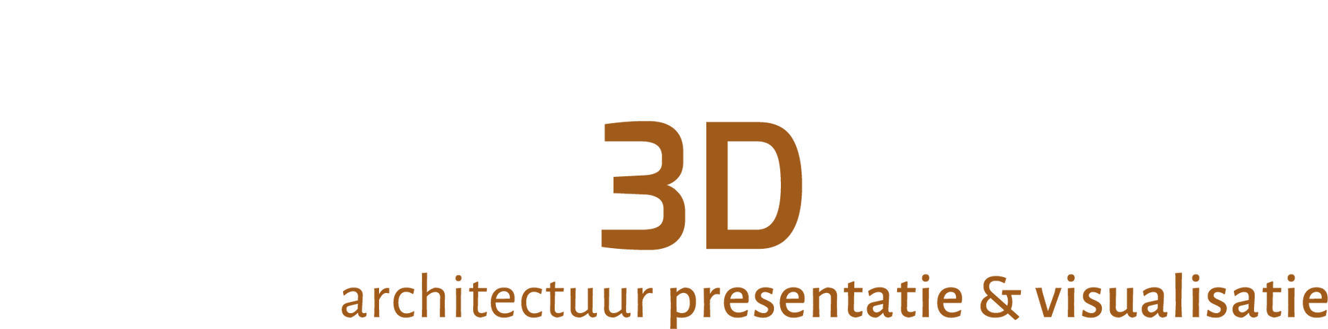 Logo studio Driedubbel wit