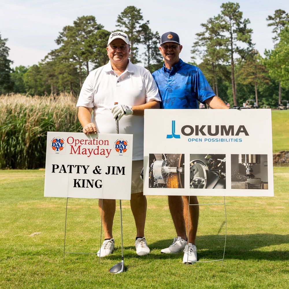 Taking a Photo with The Sign — Lake Wylie, SC — Mayday Project