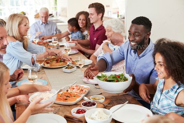 Family Having Meal Together — Lake Wylie, SC — Mayday Project