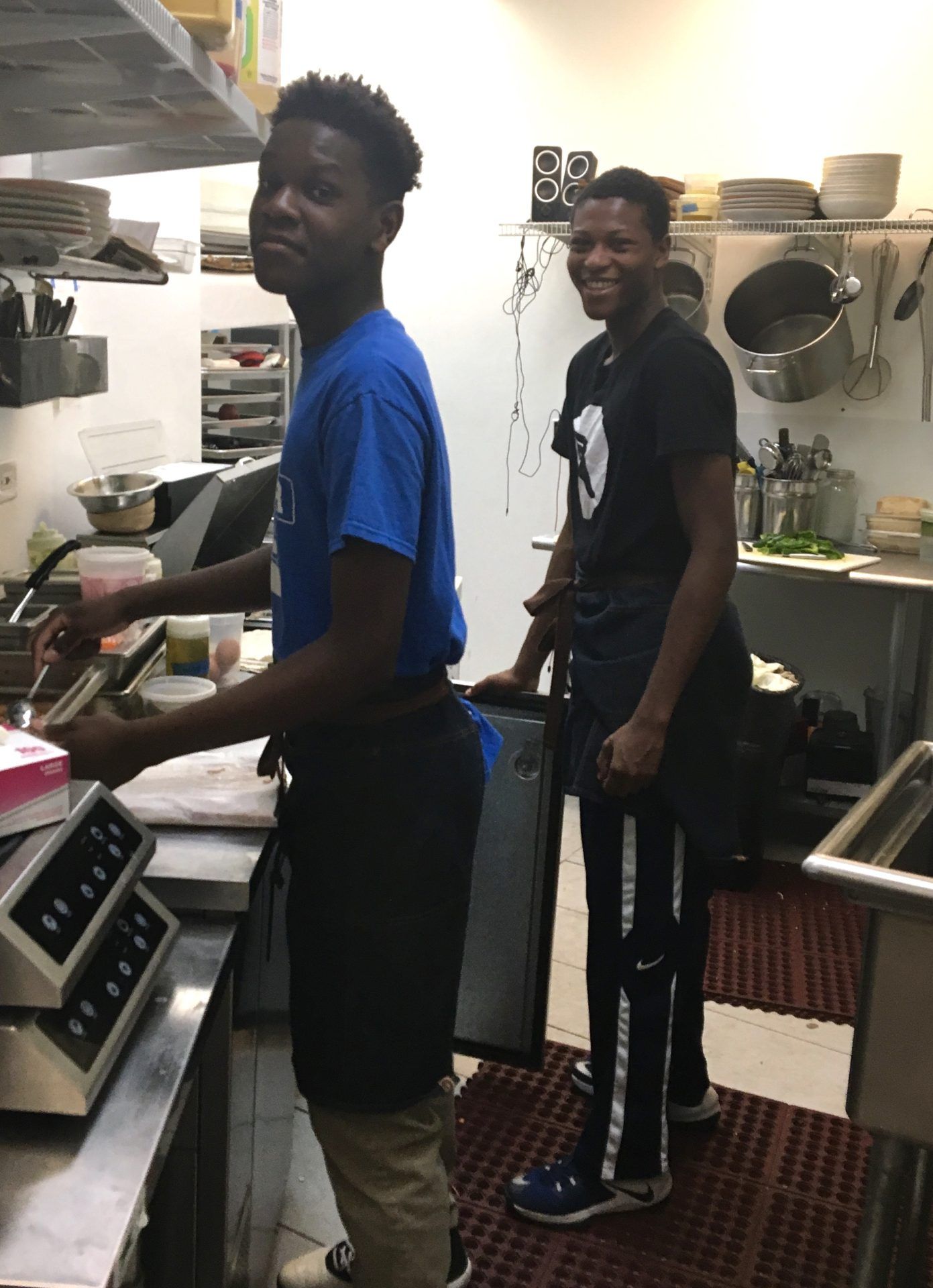 Two Students on the Kitchen — Lake Wylie, SC — Mayday Project
