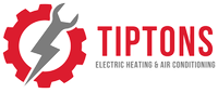 The logo for tiptons electric heating and air conditioning