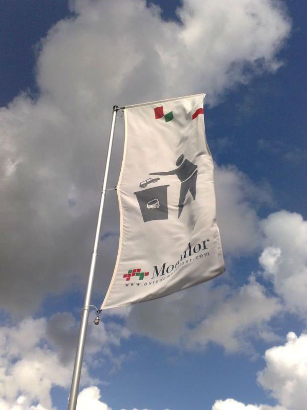 Bandiera a tema ecologico