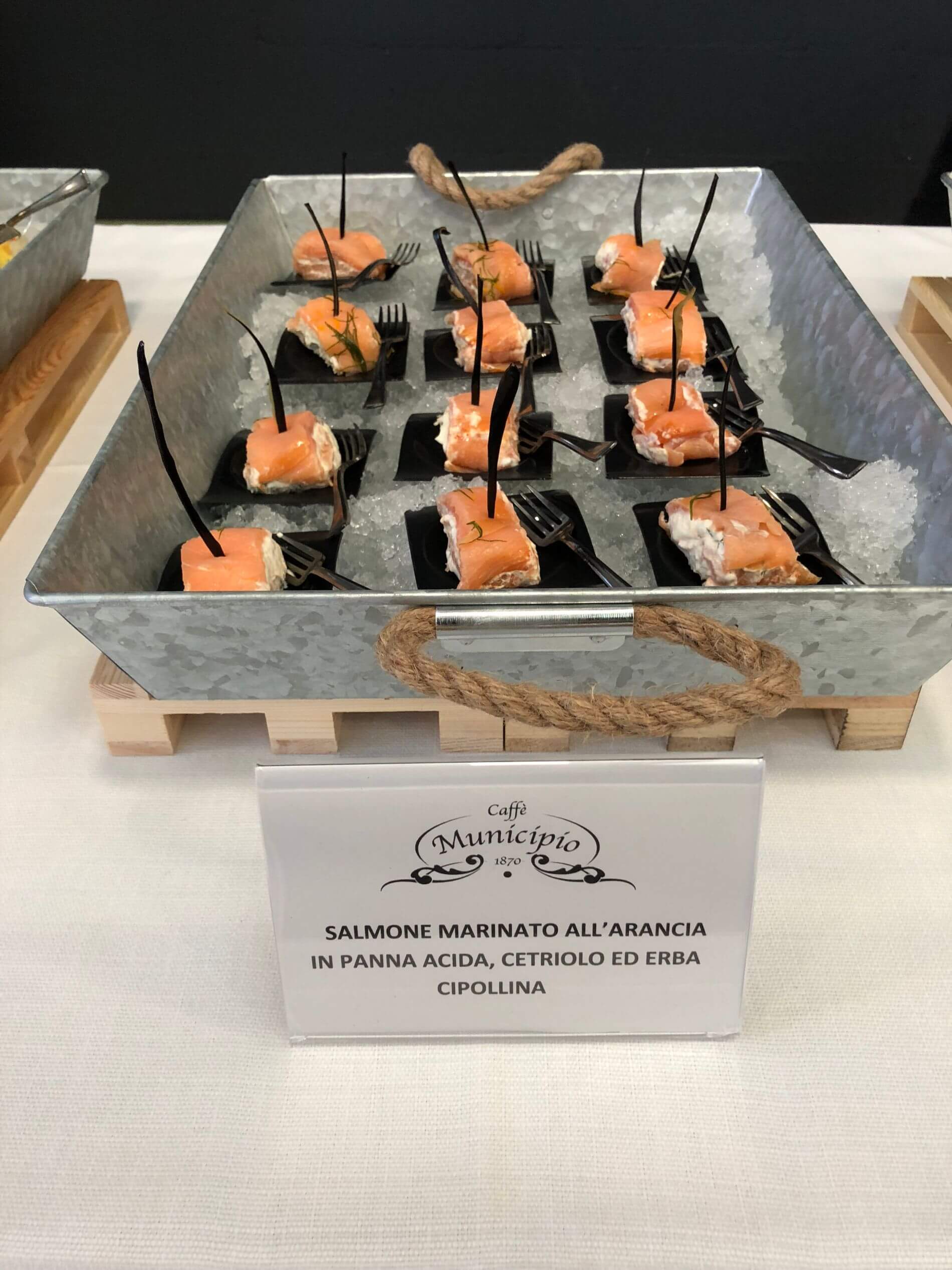 assaggi di buffet per cerimonie