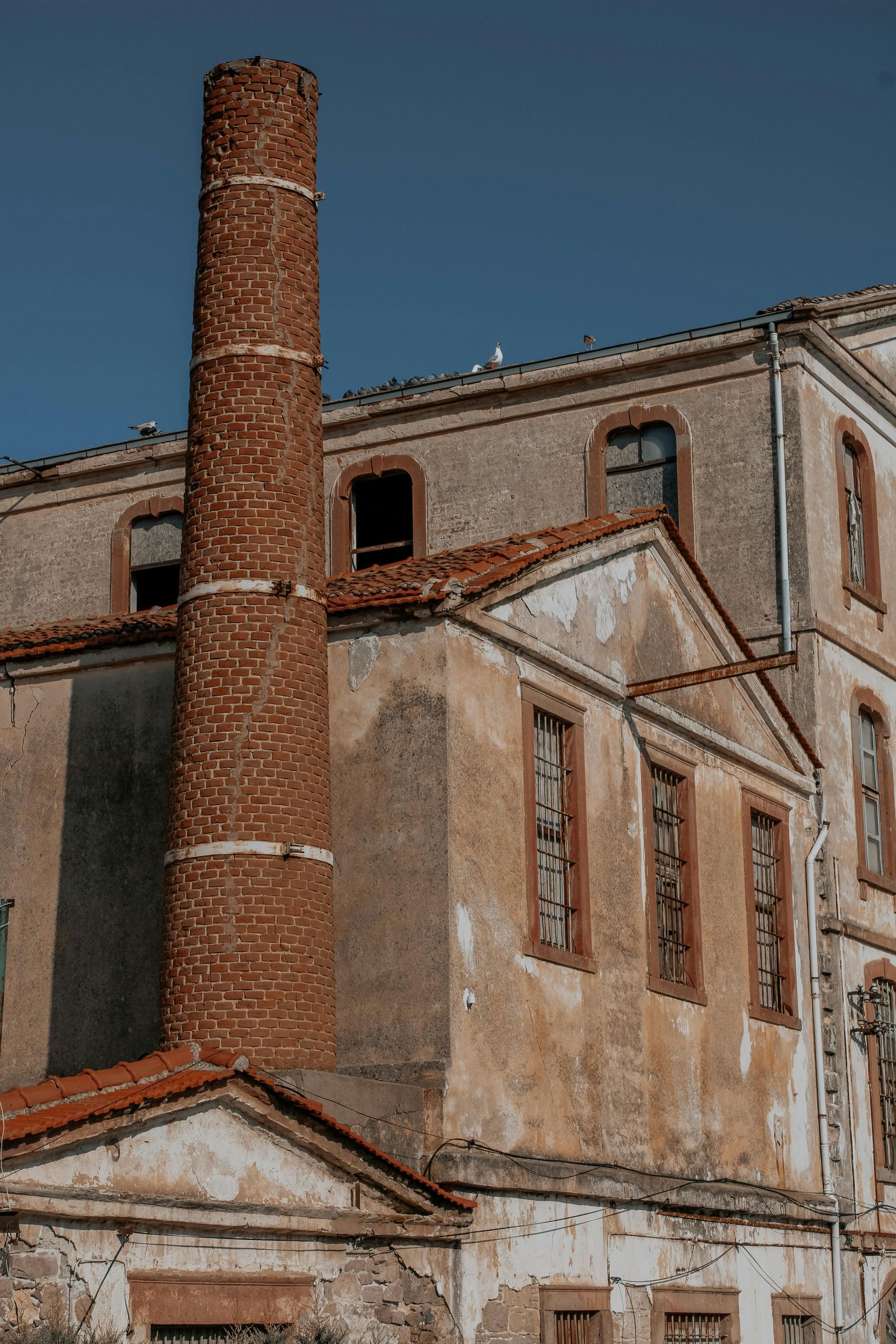 A historic factory building in need of remediation