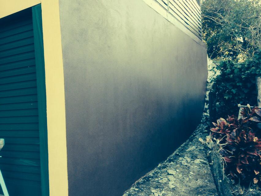 Newly  Rendered Wall — Masonry Construction in Sunshine Coast, QLD