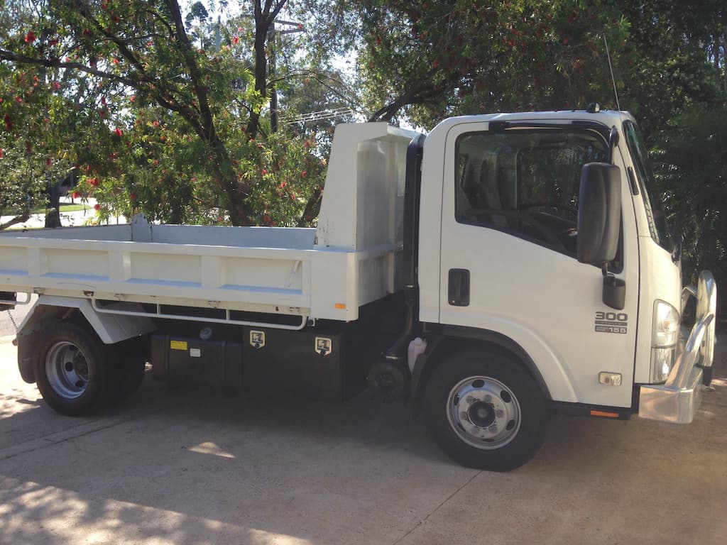 Trailer Truck — Masonry Construction in Sunshine Coast, QLD