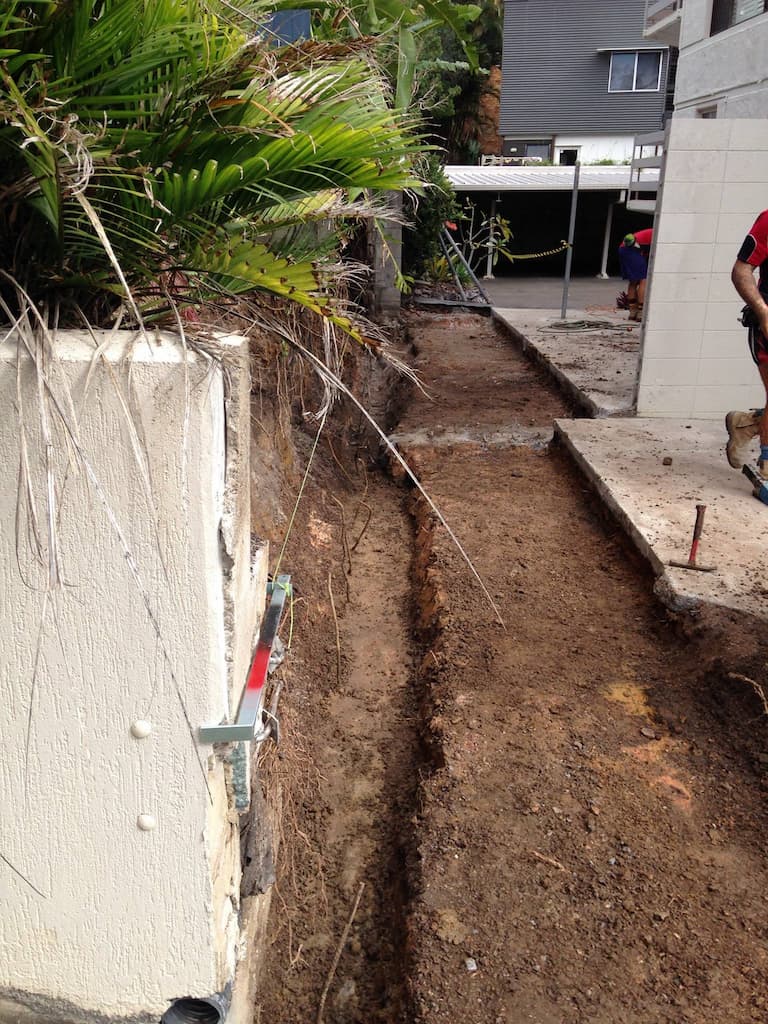 Drainage Making — Masonry Construction in Sunshine Coast, QLD