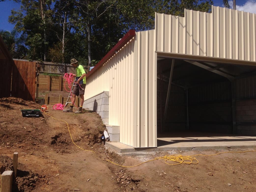 Excavating — Masonry Construction in Sunshine Coast, QLD