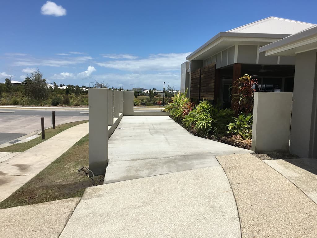 Rendered Wall Fences — Masonry Construction in Sunshine Coast, QLD