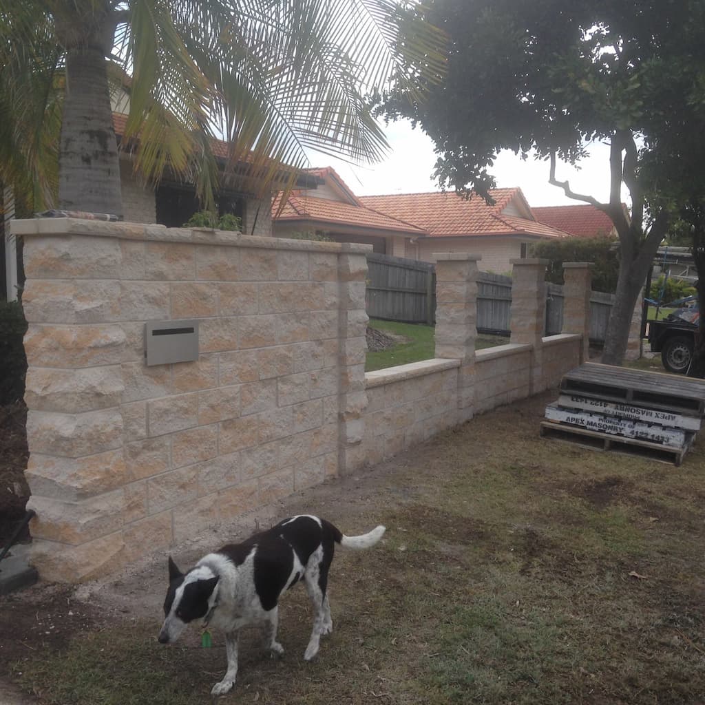 Wall Fences — Masonry Construction in Sunshine Coast, QLD