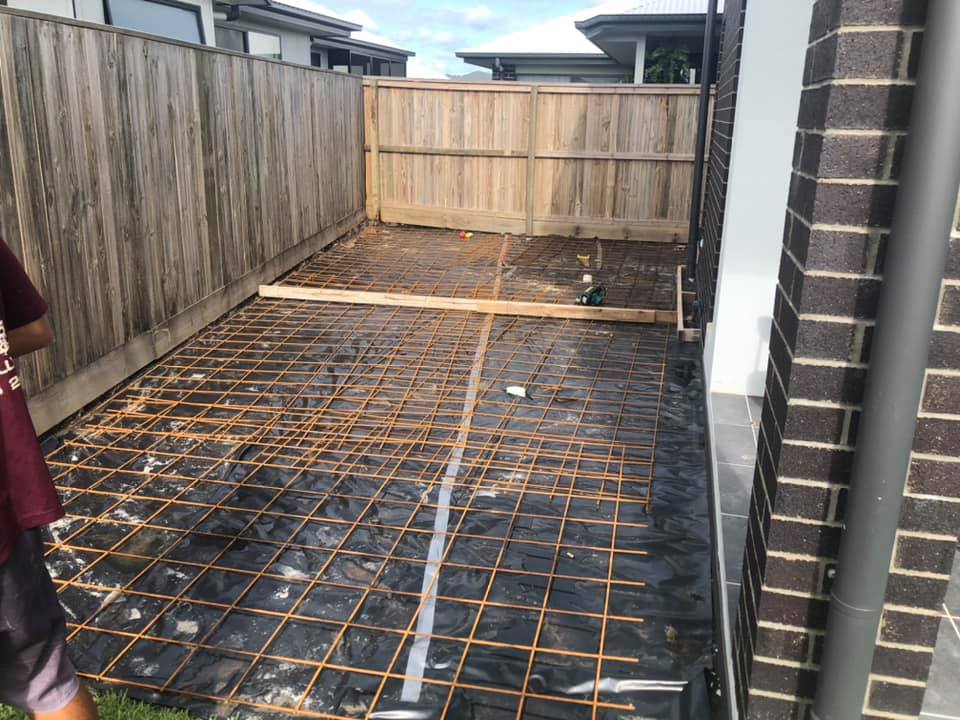 Steel Bars Before Adding Concrete 2  — Masonry Construction in Sunshine Coast, QLD