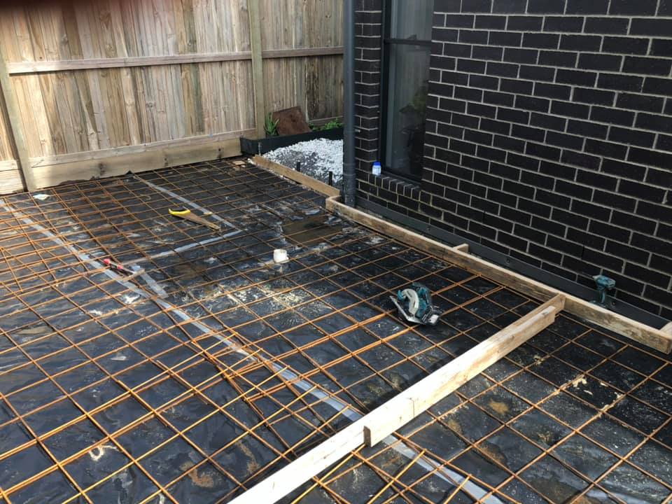 Steel Bars Before Adding Concrete  — Masonry Construction in Sunshine Coast, QLD