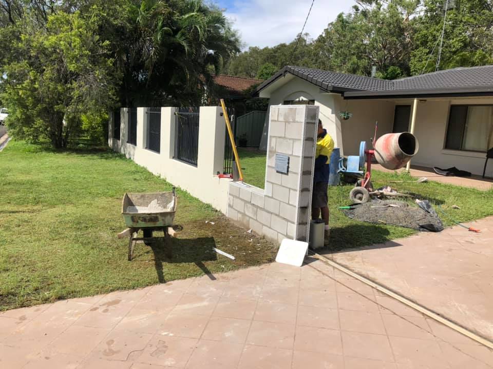 Brick Layering Before Rendering — Masonry Construction in Sunshine Coast, QLD