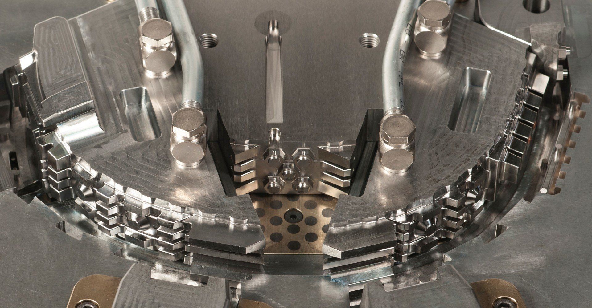 A close up of a machine with a lot of parts on it