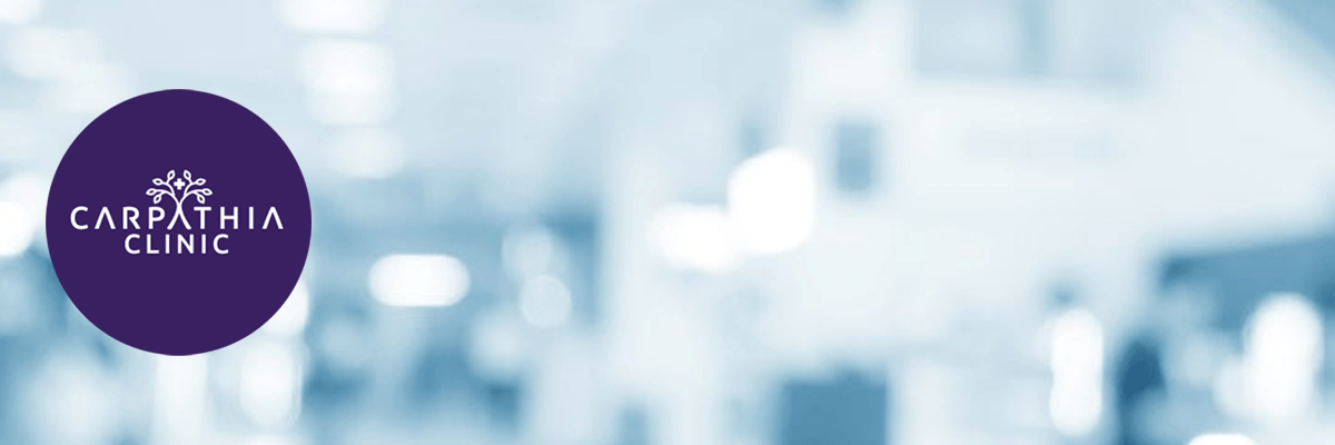 A purple circle with the word carpathia on it