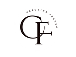 A black and white logo for carolina franco