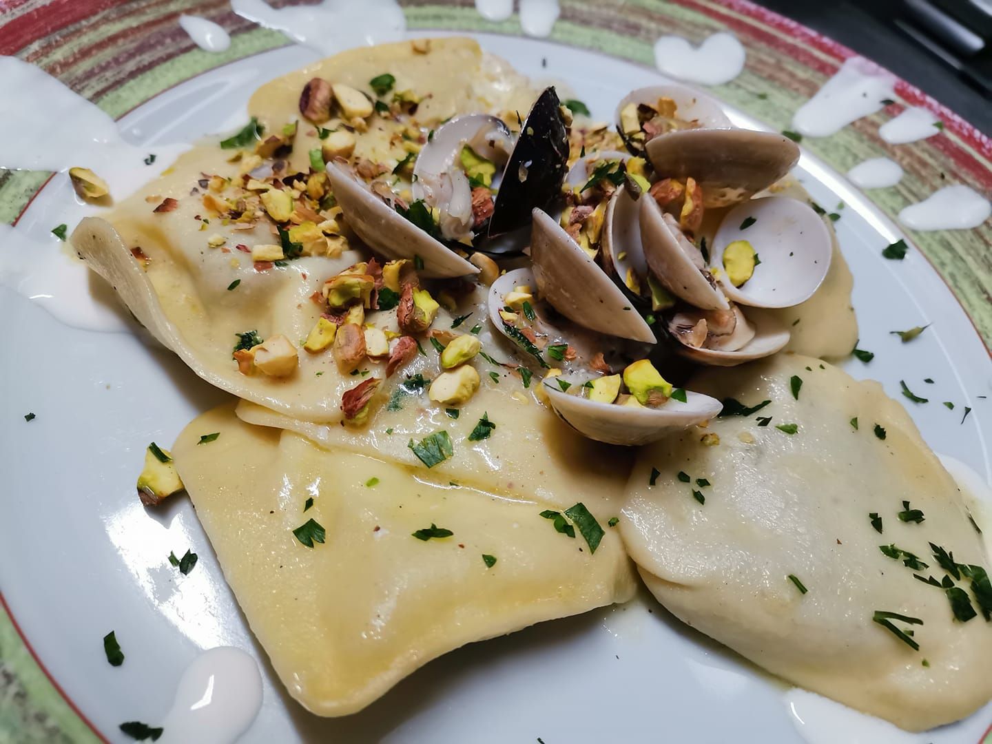 agnolotti alle vongole