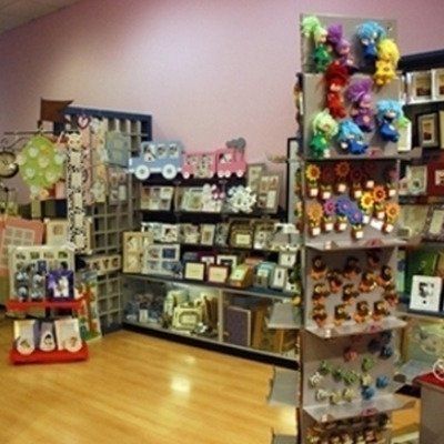 negozio con esposizione cornici