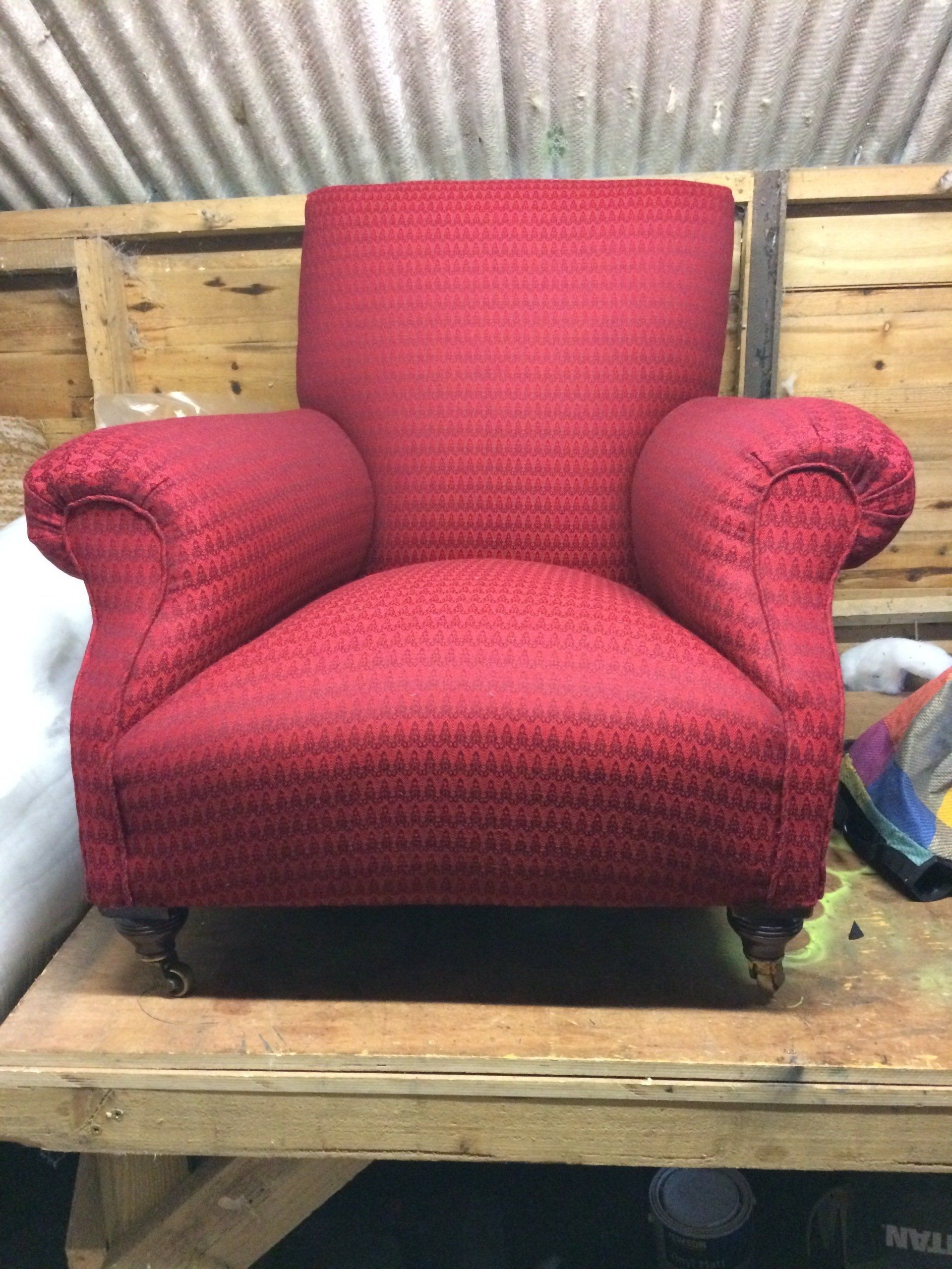 Red Armchair After