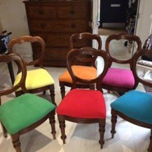 VICTORIAN BALLOON BACK DINING CHAIRS