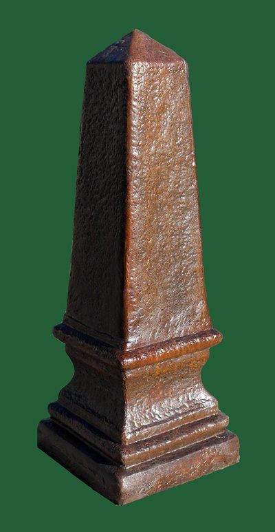 stone garden statue obelisk