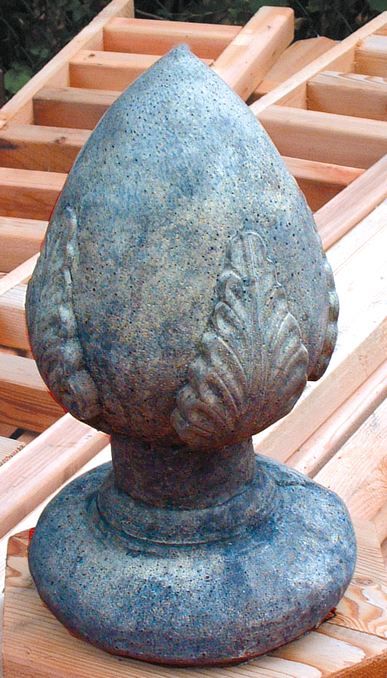 brighton finial stone garden statue