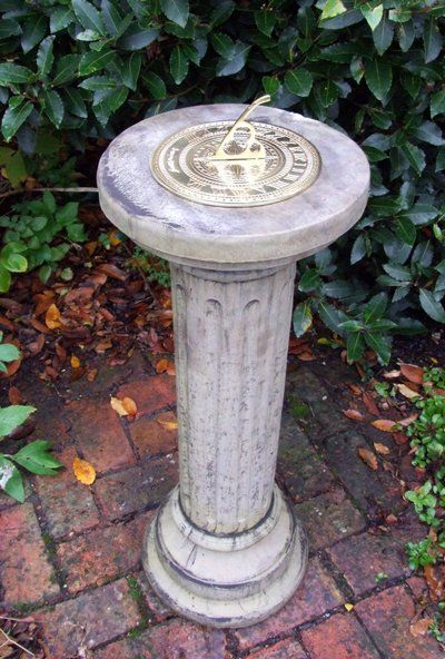 stone garden statue brighton brass sundial