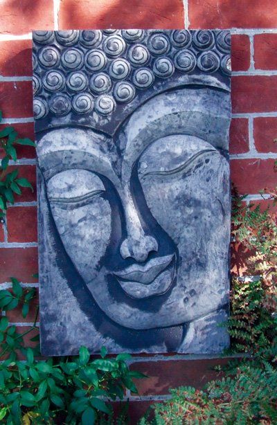 stone garden statue buddha relief