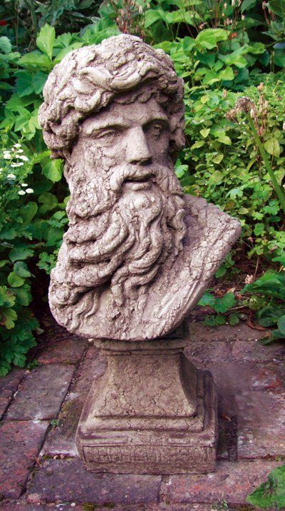 stone garden statue hercules