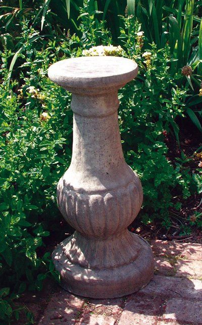 stone garden statue victorian stand