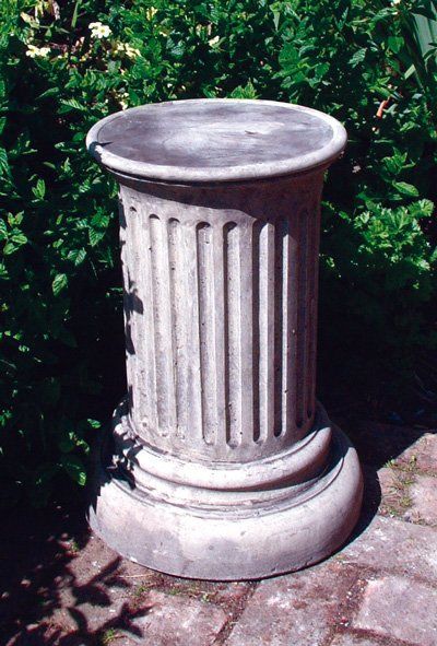 stone garden statue doric column