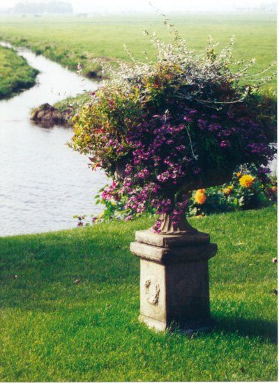 stone garden statue grand victorian tazza