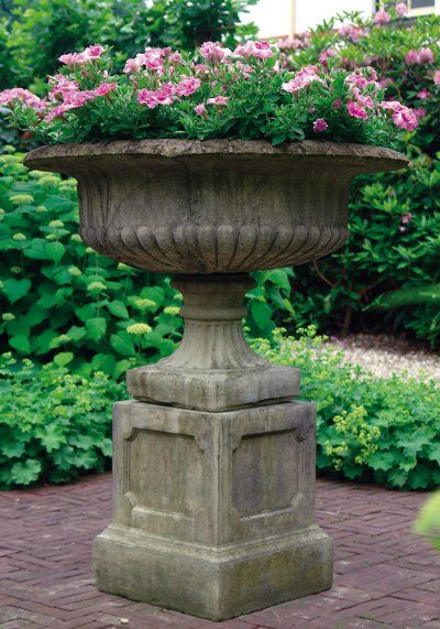 stone garden statue grand victorian tazza