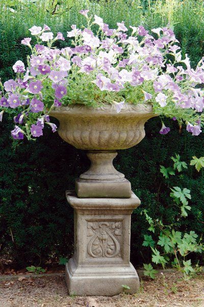 stone garden statue medium victorian tazza