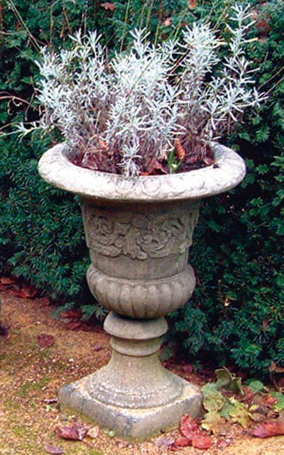 stone garden statue classical vase