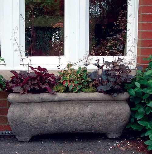 stone garden statue large catalan trough