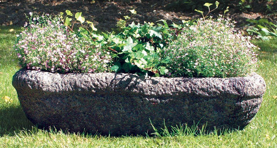 stone garden statue shire trough