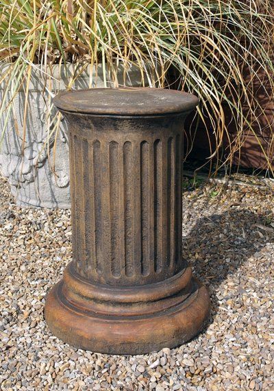 stone garden statue doric column