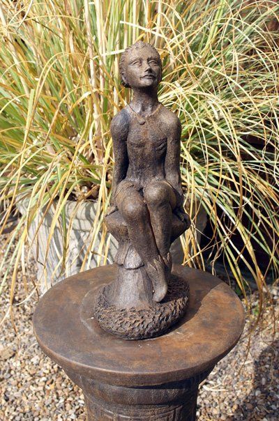 stone garden statue pixie