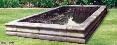 stone garden statue straight pool section
