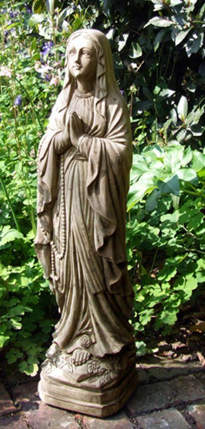 stone garden statue the novice