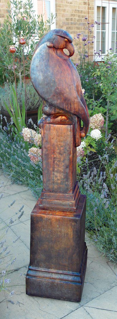 stone garden statue eagle