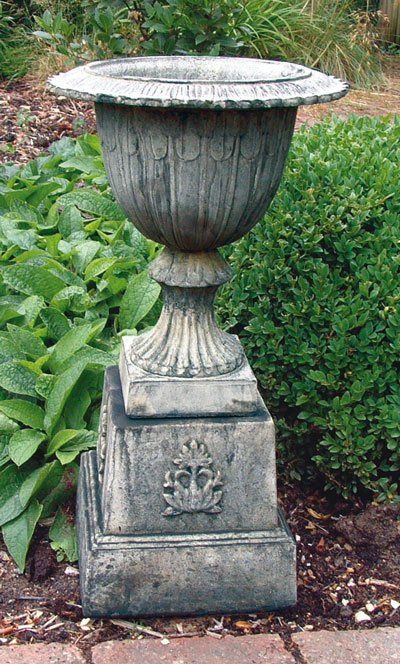 stone garden statue vienna plinth 3