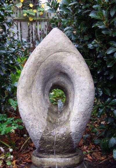 stone garden statue vortex fountain